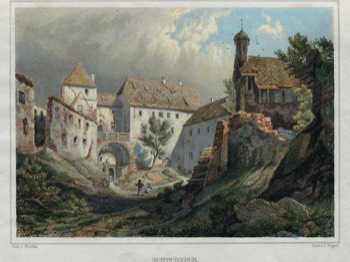 1846, Althandkolorierter Stahlstich von Johann Gabriel Friedrich Poppel. Quelle: Sammlung Franz Amberger