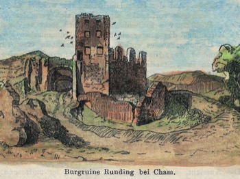 1893, kolorierte Zeichnung von Johann Brunner. Quelle: Büro-Archiv Wild