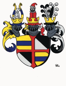 Wappen der Freiherrn von Nothaft. Zeichnung: Fritz Maier